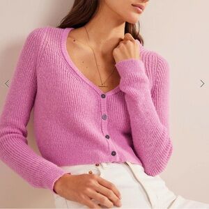 Boden pink cardigan